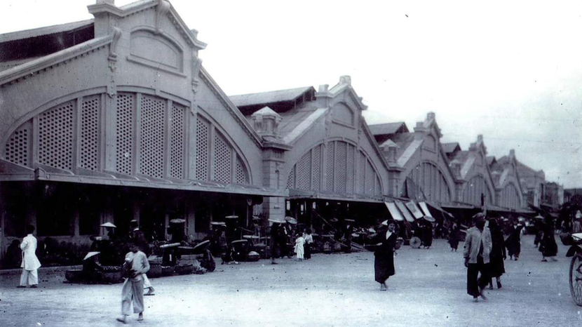 Chợ Đồng Xuân thời Pháp