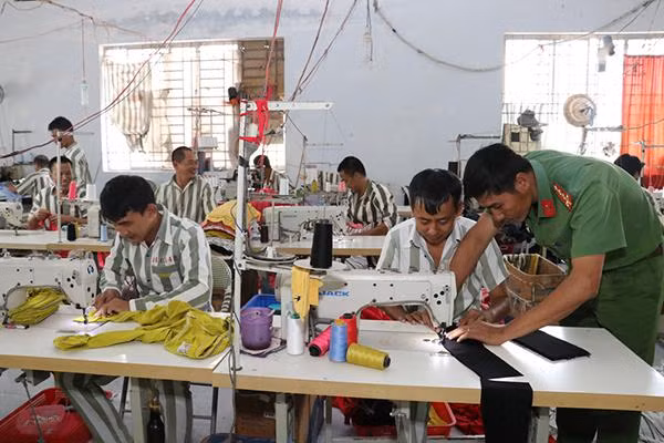 Hướng dẫn và truyền nghề may gia công quần áo cho những người từng lầm lỗi