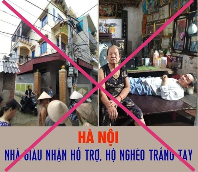Thông tin bịa đặt trên mạng về công tác hỗ trợ người dân trong dịch bệnh