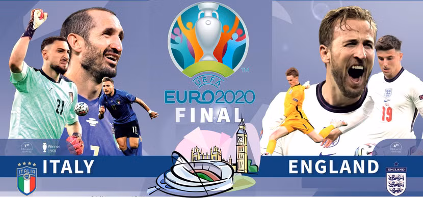 Đội Ý và Anh: Ai sẽ vô địch EURO 2020?