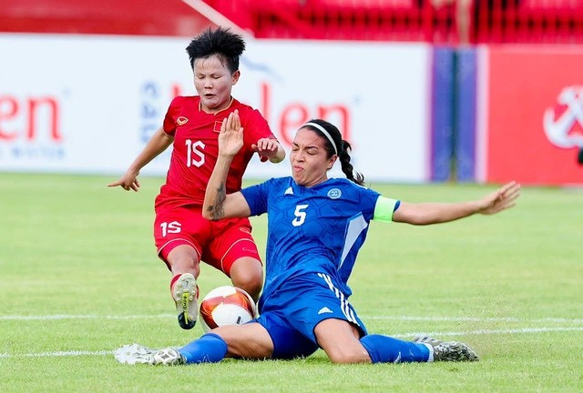 Huỳnh Như cùng các đồng đội có nguy cơ bị Philippines vượt qua trong năm 2024 nếu không cải thiện thành tích