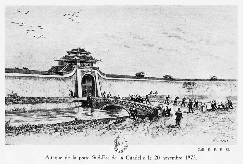 Thực dân Pháp tấn công cửa Đông Nam thành Hà Nội ngày 20-11-1873 Thực dân Pháp tấn công cửa Đông Nam thành Hà Nội ngày 20-11-1873