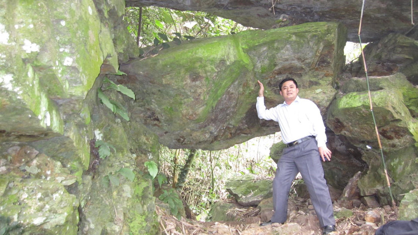 “Lọng đá” ở động Ngọc Hoa