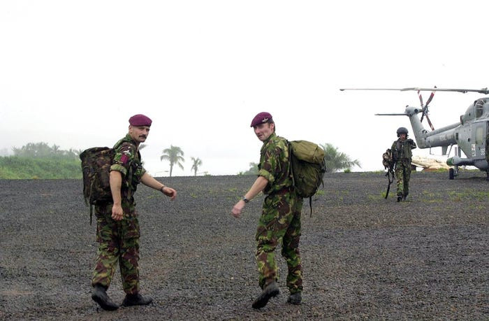 Lực lượng đặc nhiệm Anh tham gia chiến dịch giải cứu con tin ở Sierra Leone 20 năm trước