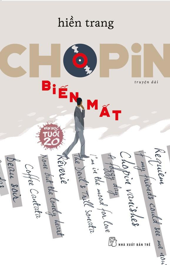 Bìa cuốn “Bí mật của bóng tối” và “Chopin biến mất” do 2 tác giả trẻ ở Hà Nội sáng tác được chọn vào chung khảo