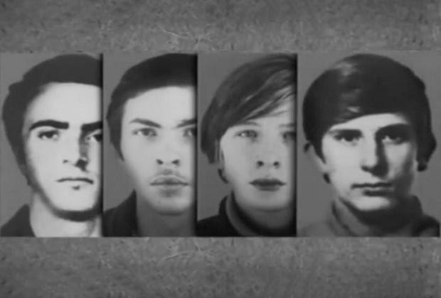 4 không tặc gồm Romanov, Zhalnin, Bondarev và Nikiforov 4 không tặc gồm Romanov, Zhalnin, Bondarev và Nikiforov