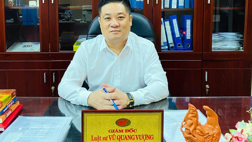 Luật sư Vũ Quang Vượng (Giám đốc Công ty Luật TNHH Quang Vượng, Địa chỉ: Số 6, ngõ 29 Láng Hạ, Ba Đình, Hà Nội