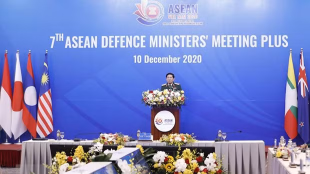 Đại tướng Ngô Xuân Lịch - Bộ trưởng Quốc phòng Việt Nam phát biểu tại Hội nghị