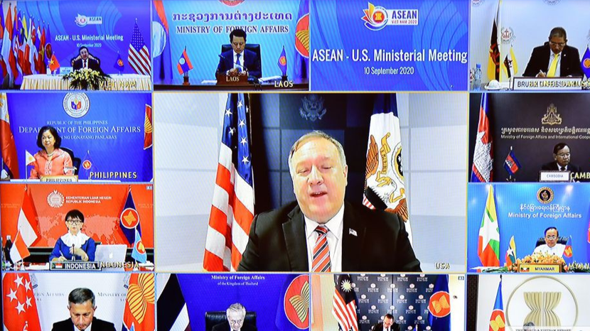 Ngoại trưởng Mỹ Micheal Pompeo phát biểu tại Hội nghị Bộ trưởng Ngoại giao ASEAN - Mỹ