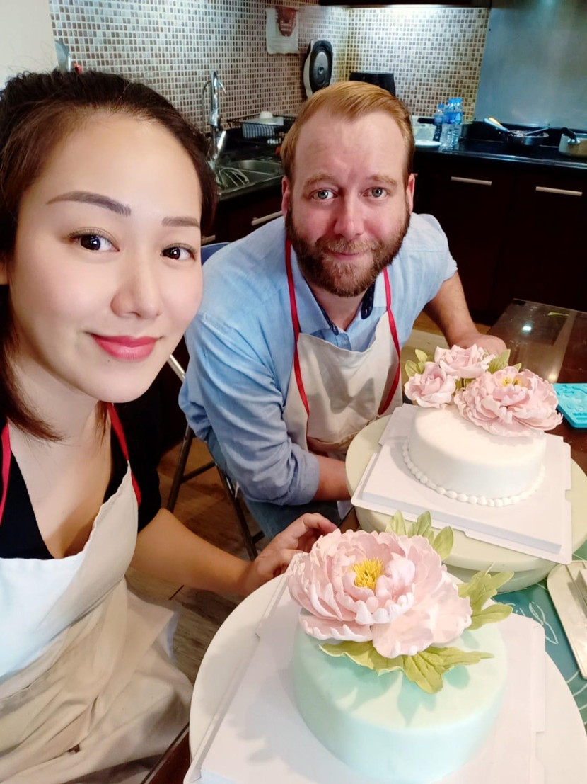 Ngô Phương Lan cho biết, cô nhận được sự động viên và ủng hộ rất lớn từ ông xã Ngô Phương Lan cho biết, cô nhận được sự động viên và ủng hộ rất lớn từ ông xã