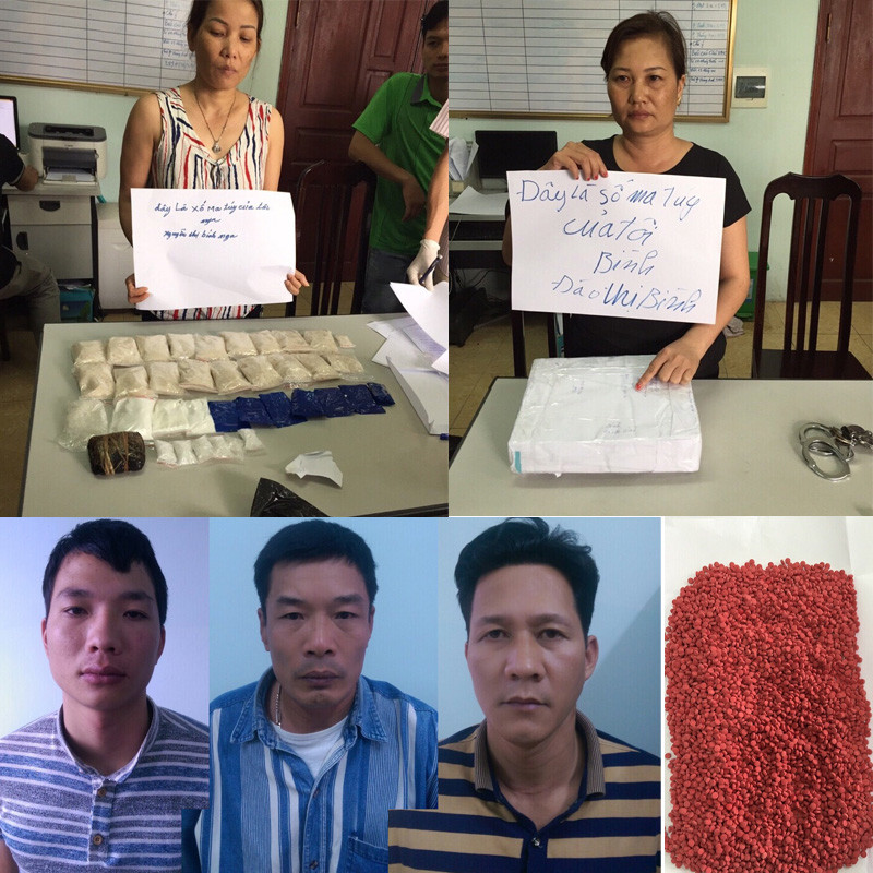 Các đối tượng và tang vật vụ án Các đối tượng và tang vật vụ án