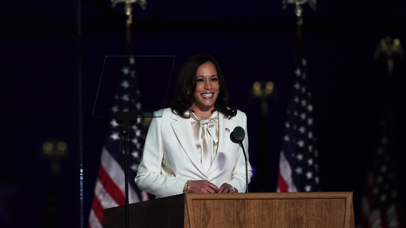 Phó Tổng thống đắc cử Kamala Harris trong phát biểu chiến thắng tối 7-11