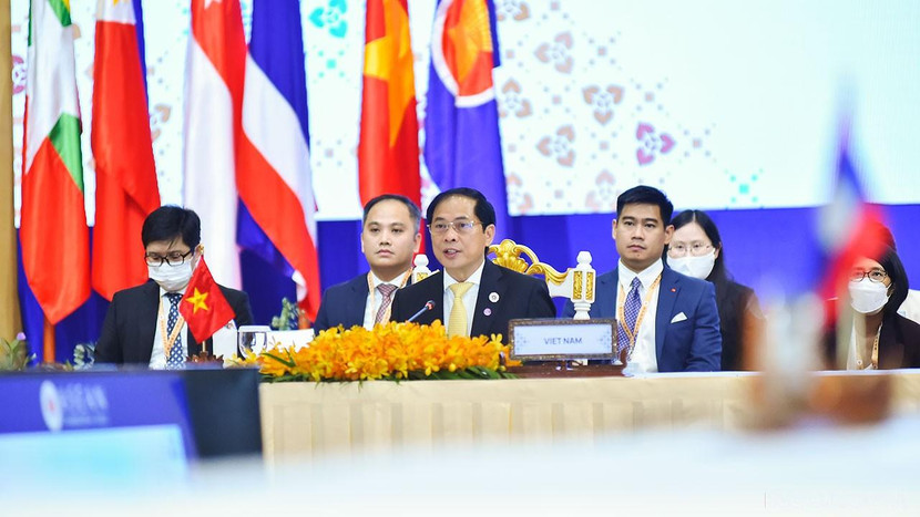 Bộ trưởng Ngoại giao Bùi Thanh Sơn phát biểu tại Hội nghị ASEAN-Hàn Quốc