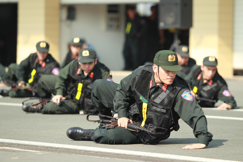 Qua buổi kiểm tra, hầu hết các chiến sĩ thực hành kỹ năng chiến thuật quân sự, võ thuật, kỹ năng sử dụng các loại vũ khí trang bị, công cụ hỗ trợ thành thạo