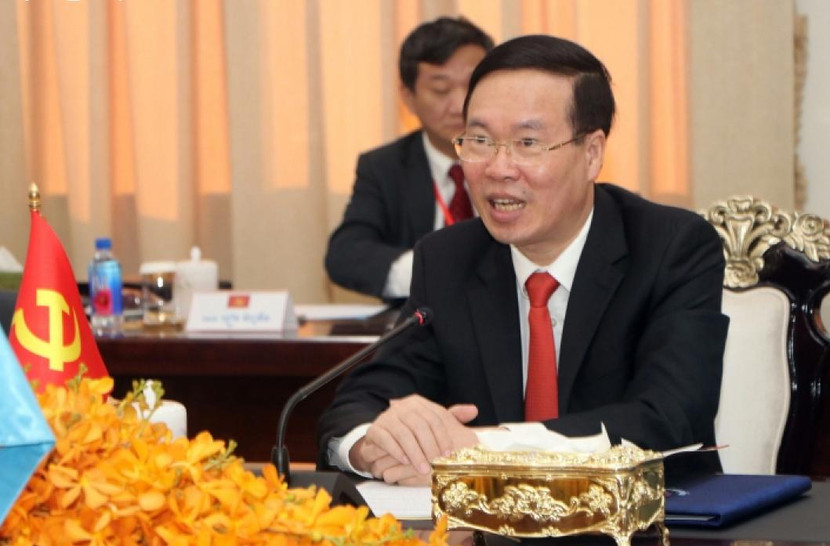 Thường trực Ban Bí thư Võ Văn Thưởng khẳng định Việt Nam luôn coi trọng và dành mối ưu tiên hàng đầu cho quan hệ Việt Nam - Campuchia