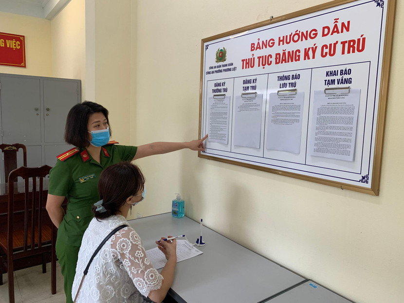 Bảng hướng dẫn các thủ tục đăng ký cư trú Bảng hướng dẫn các thủ tục đăng ký cư trú