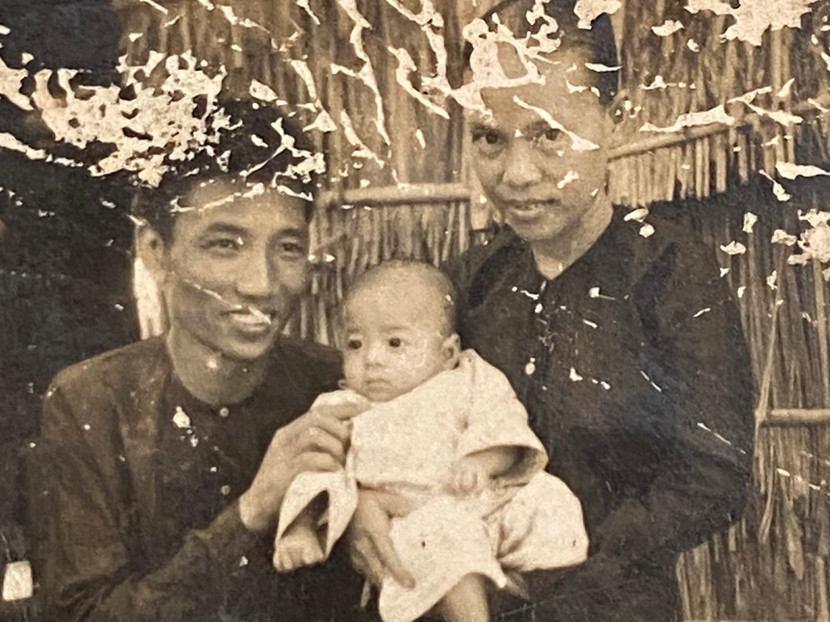 Ảnh vợ chồng cụ Trịnh Đình Trọng trong kho ảnh tư liệu gia đình do ông Nguyễn Thành Đồng giữ