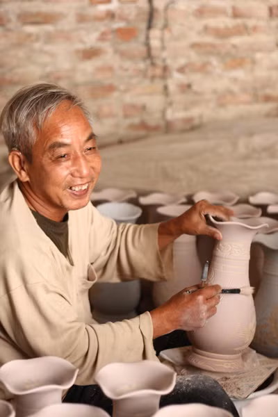 Nét đẹp người lao động ở làng gốm Kim Lan ảnh 5