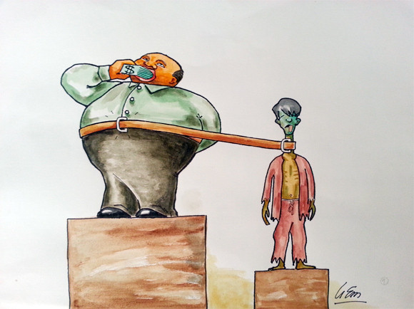 Châm chọc quan tham bằng... biếm họa ảnh 4