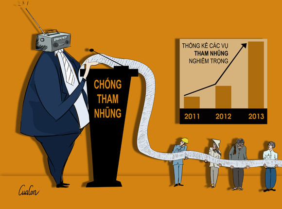 Châm chọc quan tham bằng... biếm họa ảnh 5