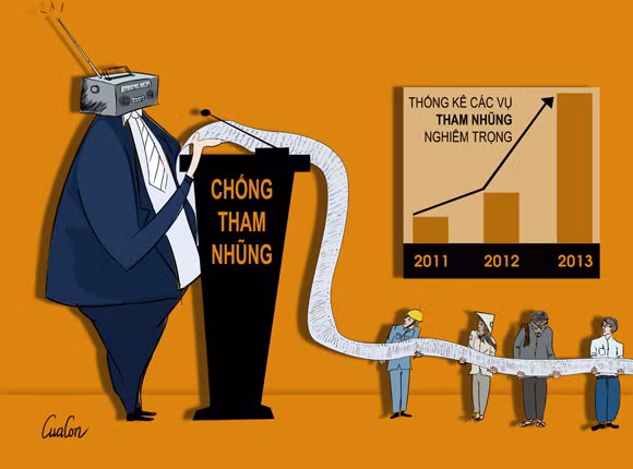 Châm chọc quan tham bằng... biếm họa ảnh 5