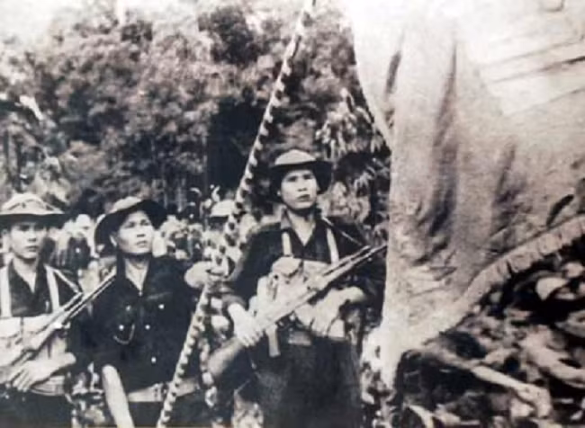 Một đơn vị Quân giải phóng Miền Nam. Ảnh: Baotanglichsu.vn