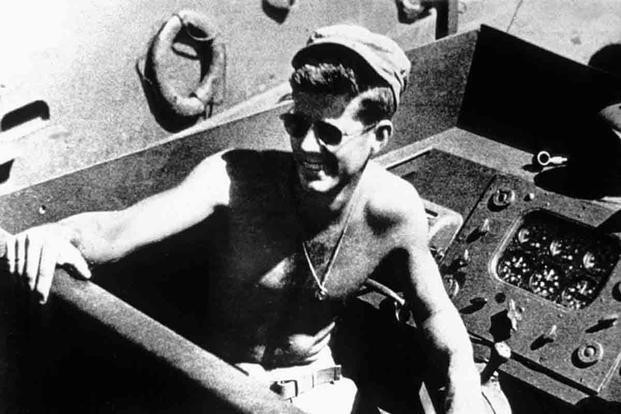 Ông John F.Kennedy lúc mới gia nhập Hải quân trong Thế chiến II