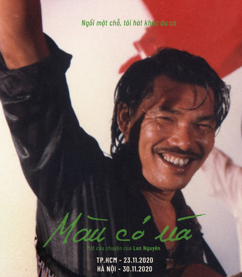 Poster phim “Màu cỏ úa” - Trần Tiến “Ngồi một chỗ tôi hát khúc du ca”