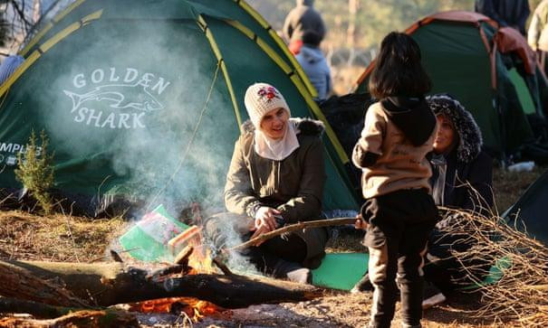 Người di cư trên biên giới Belarus - Ba Lan