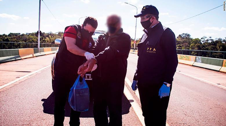 Trùm băng đảng Gonzalo Sanchez của Brazil bị bắt hồi tháng 5-2020 với sự phối hợp của Interpol