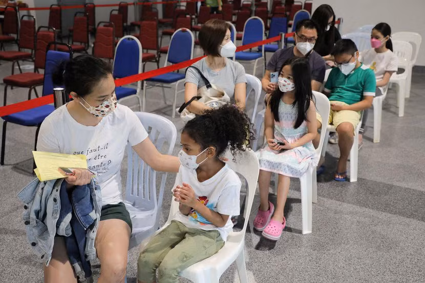 Malaysia đã tiến hành chiến dịch tiêm vaccine ngừa Covid-19 cho trẻ em từ 5-11 tuổi