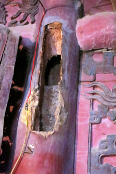 Xót xa nhìn đình cổ chờ sập ảnh 2