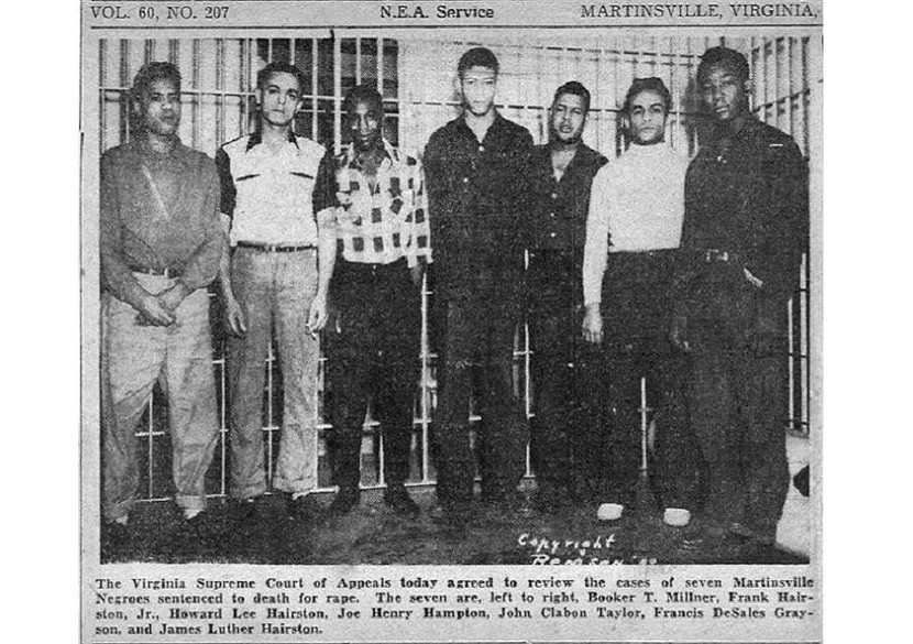 7 thanh niên ở Martinsville, Virginia đã bị hành quyết trong một vụ án xét xử không công bằng