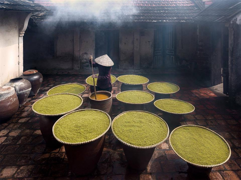 Làm tương ở Đường Lâm Làm tương ở Đường Lâm