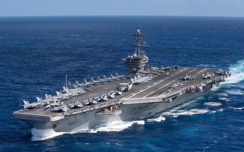 Biên đội tác chiến tàu sân bay USS Theodore Roosevelt lần thứ ba kể từ đầu năm tiến vào Biển Đông