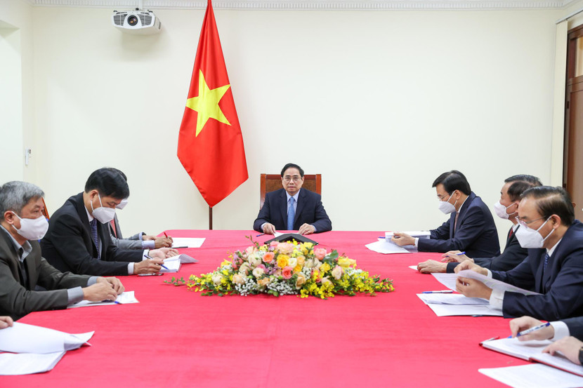Thủ tướng Phạm Minh Chính điện đàm với Thủ tướng Trung Quốc Lý Khắc Cường Thủ tướng Phạm Minh Chính điện đàm với Thủ tướng Trung Quốc Lý Khắc Cường