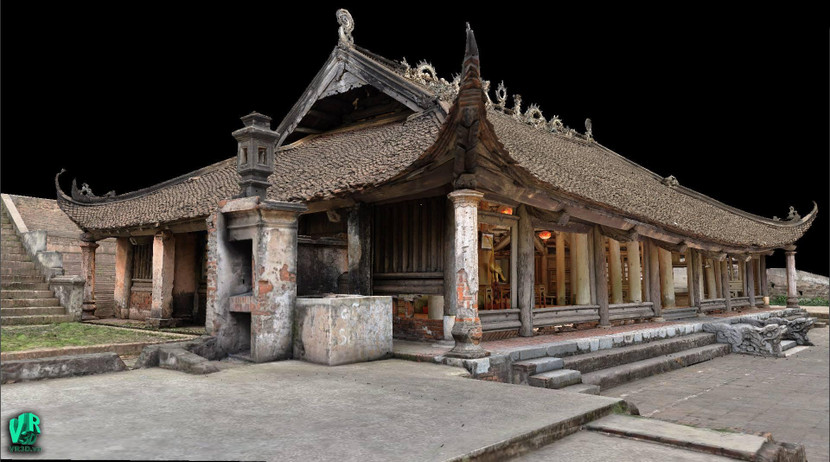 Đình Tiền Lệ đã trở thành di tích lớn đầu tiên được lưu giữ, trưng bày nguyên trạng bằng công nghệ số hóa và tương tác 3D