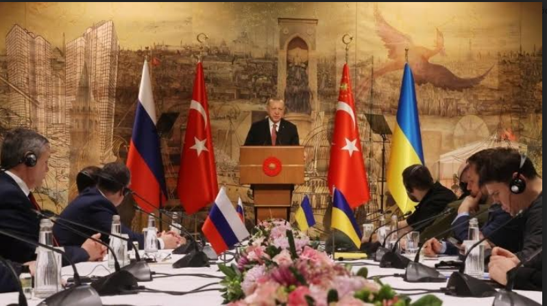 Tổng thống Thổ Nhĩ Kỳ Recep Tayyip Erdogan làm trung gian trong cuộc gặp giữa Nga và Ukraine tại Thổ Nhĩ Kỳ ngày 29-3