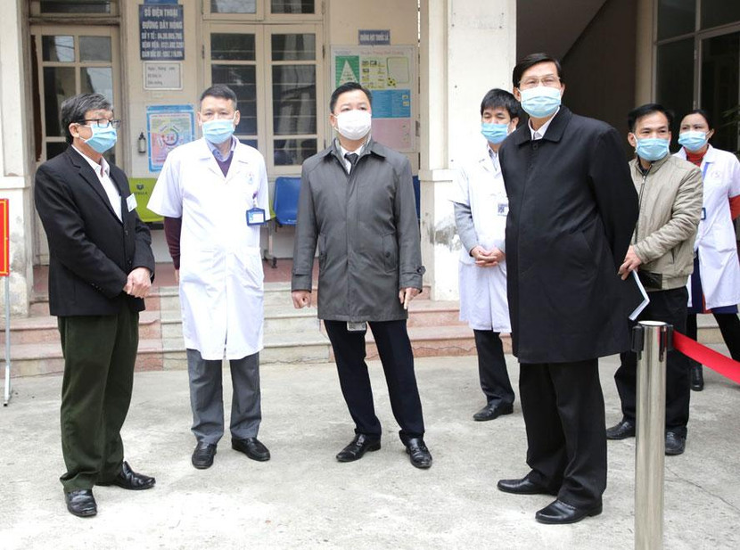 Đoàn kiểm tra số 4 của UBND thành phố Hà Nội kiểm tra tại Bệnh viện Đa khoa huyện Thường Tín