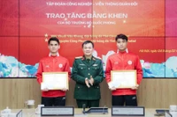 Hai ngôi sao trẻ xuất sắc của lò đào tạo Thể Công Viettel được vinh danh