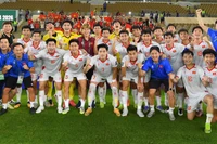 U23 Việt Nam vào tứ kết U23 châu Á với kỳ tích toàn thắng