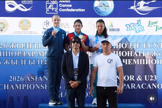 VĐV Công an nhân dân lập hat-trick Huy chương vàng châu Á
