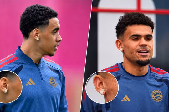 Bí mật đằng sau những chiếc "bông tai" lạ lẫm của cầu thủ Bayern Munich