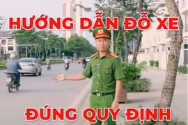 Hướng dẫn người dân đỗ xe đúng quy định