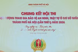 Trực tiếp: Hội thi “Lực lượng tham gia bảo vệ an ninh, trật tự ở cơ sở giỏi” thành phố Hà Nội lần thứ I năm 2026