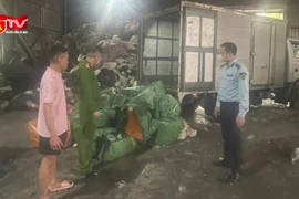 Phát hiện, thu giữ hơn 1,3 tấn nầm lợn bốc mùi hôi thối 