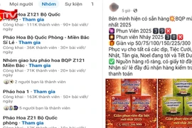 Cảnh giác với các thủ đoạn lừa đảo mua bán pháo hoa trên không gian mạng 