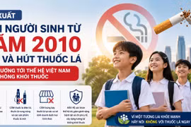 Đề xuất cấm người sinh từ năm 2010 mua và hút thuốc lá 