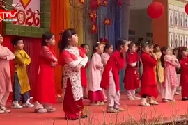 Xuân gắn kết - Tết yêu thương của các bé trường mầm non Ngã Tư Sở