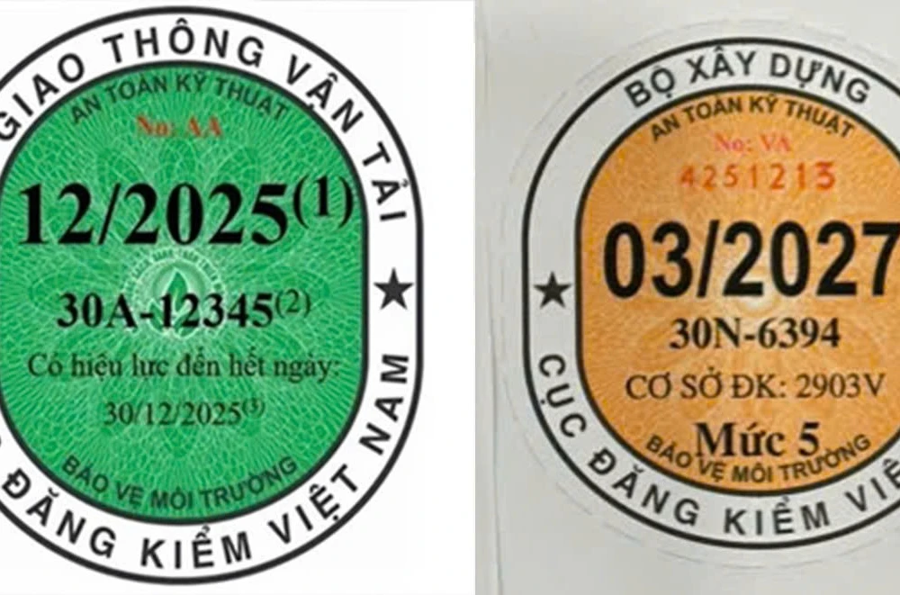 Bỏ ngày hết hạn trên tem đăng kiểm: Lái xe lo quên ngày hết hạn